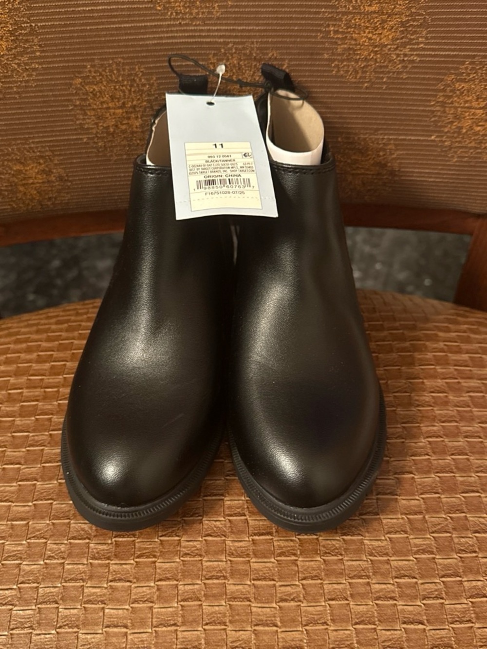 Cat & Jack Black Ankle Boots